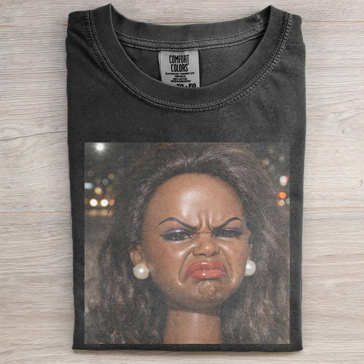 BALCK DOLL GIRL FUNNY MEME TEE
