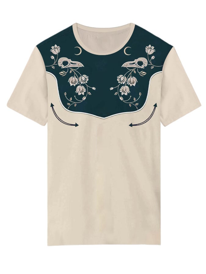 Women's Western Crew Neck Tee