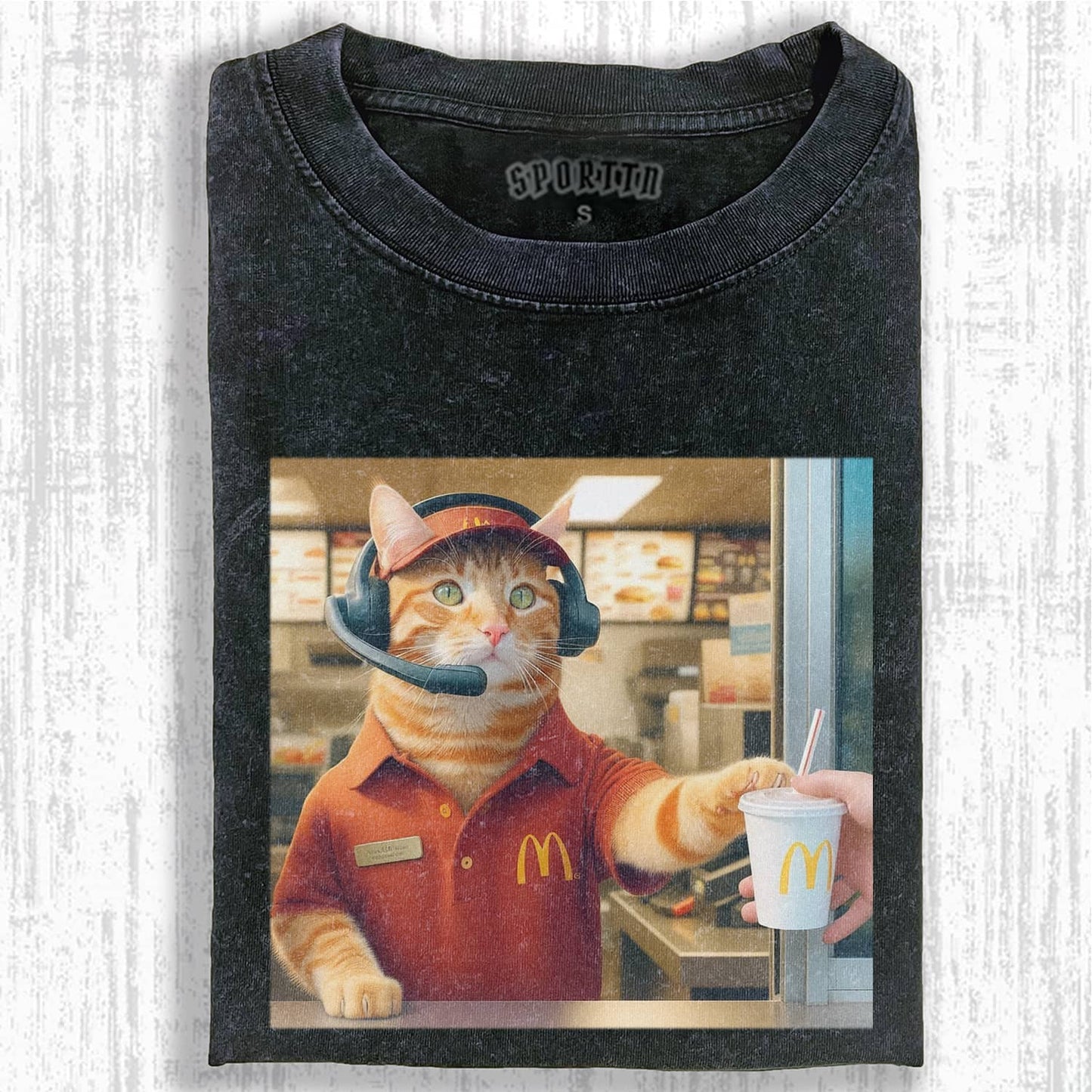 WACKY CAT T-SHIRT