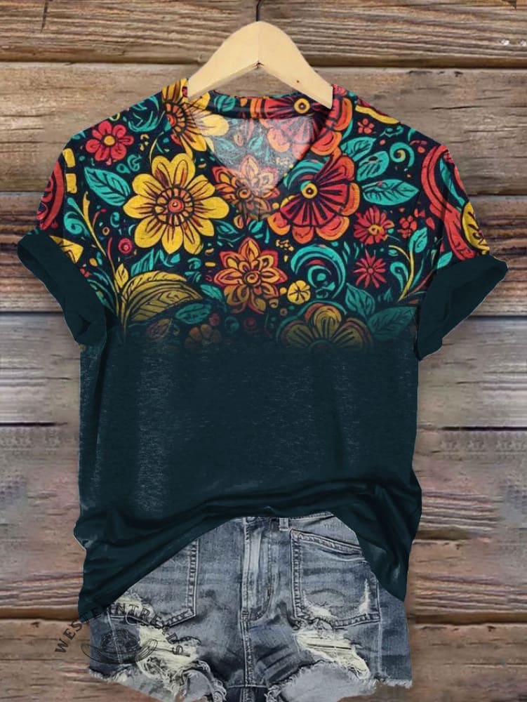 Vintage Art Print T-shirt