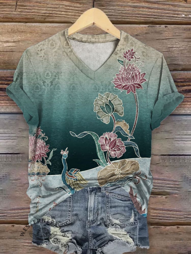 Vintage Art Print T-shirt