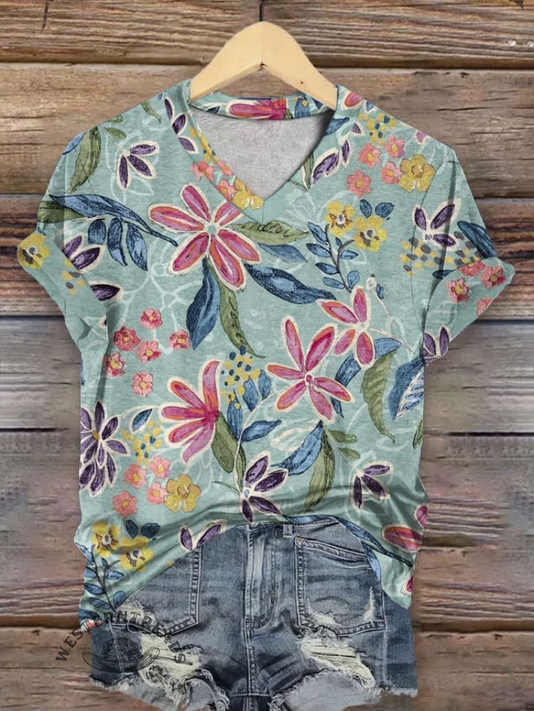 Vintage Art Print T-shirt