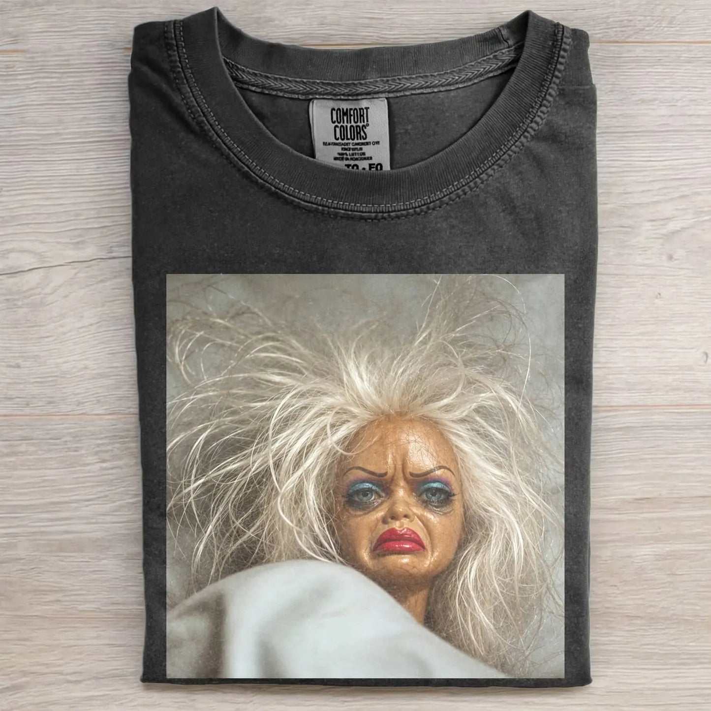 MEAN FACE DOLL GIRL MEME TEE