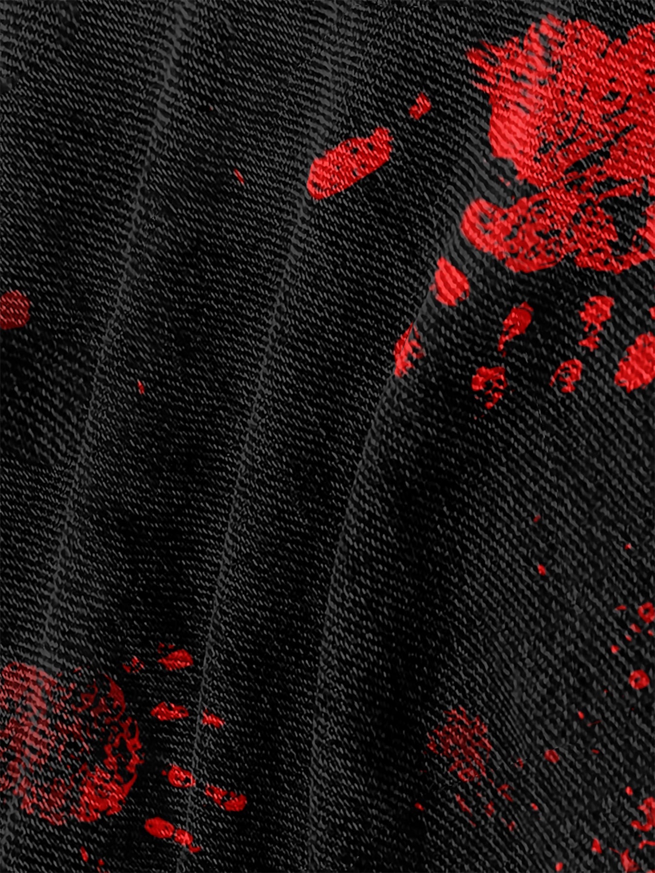 Women's Hallloween Spooky Cotton Flared Jeans Pants