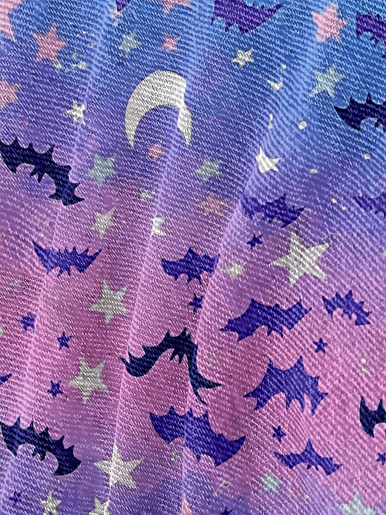 Women's Hallloween Bats Cotton Flared Jeans Pants