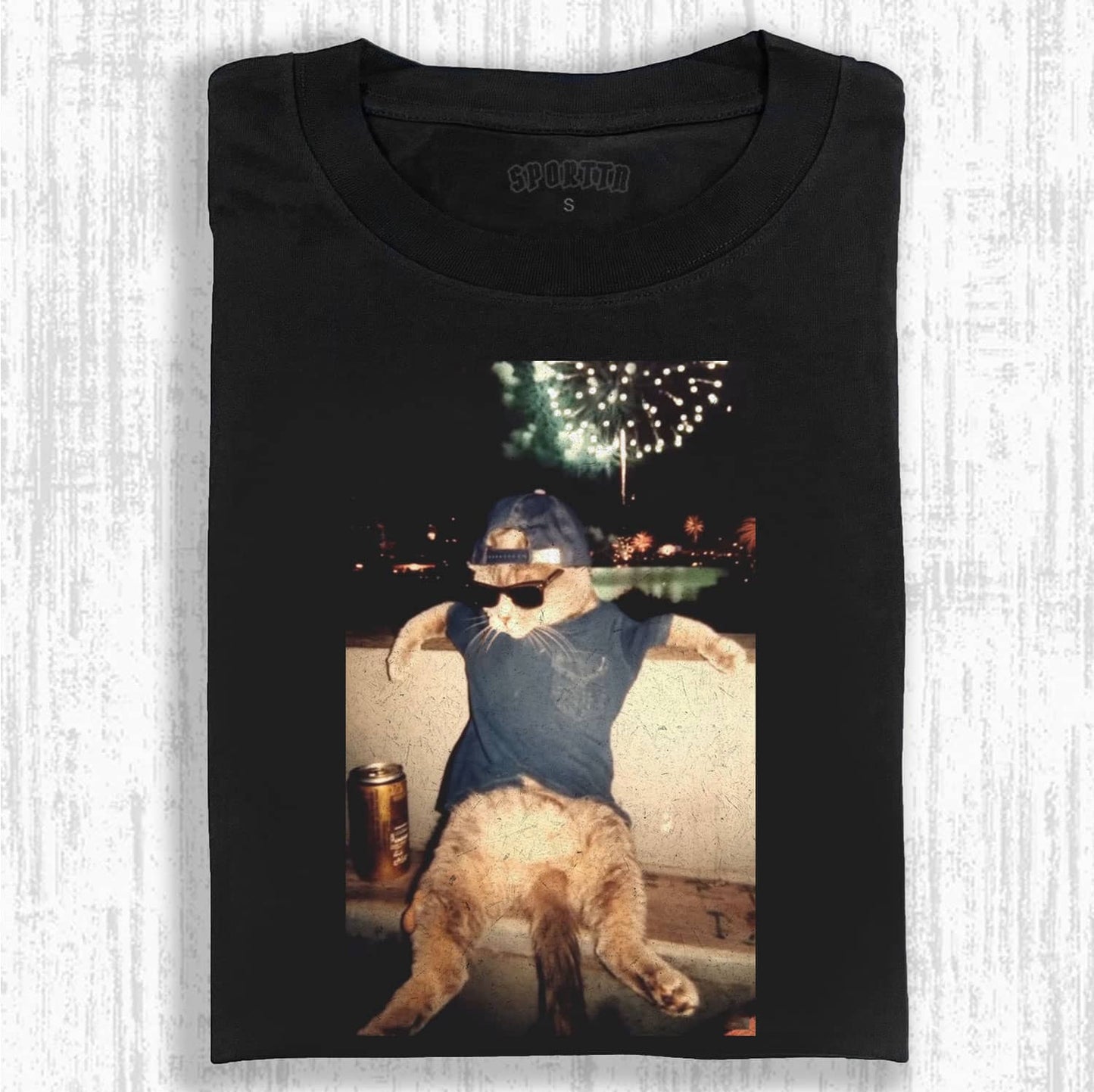 The Drunk Cool Cat T-shirt