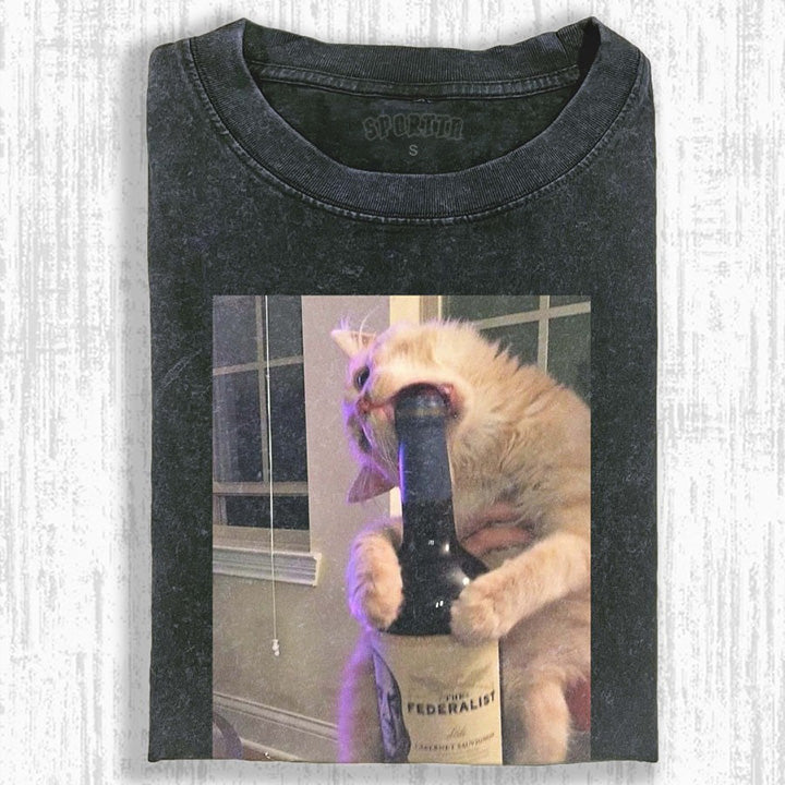 WACKY CAT T-SHIRT