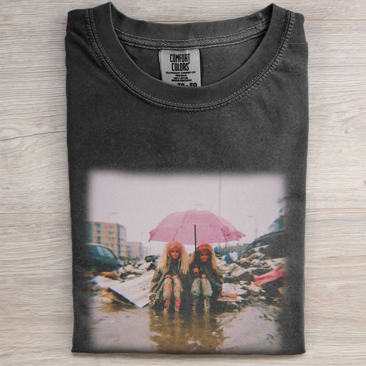 BARBIE GIRL TEE IN THE RUINS OF RAIN