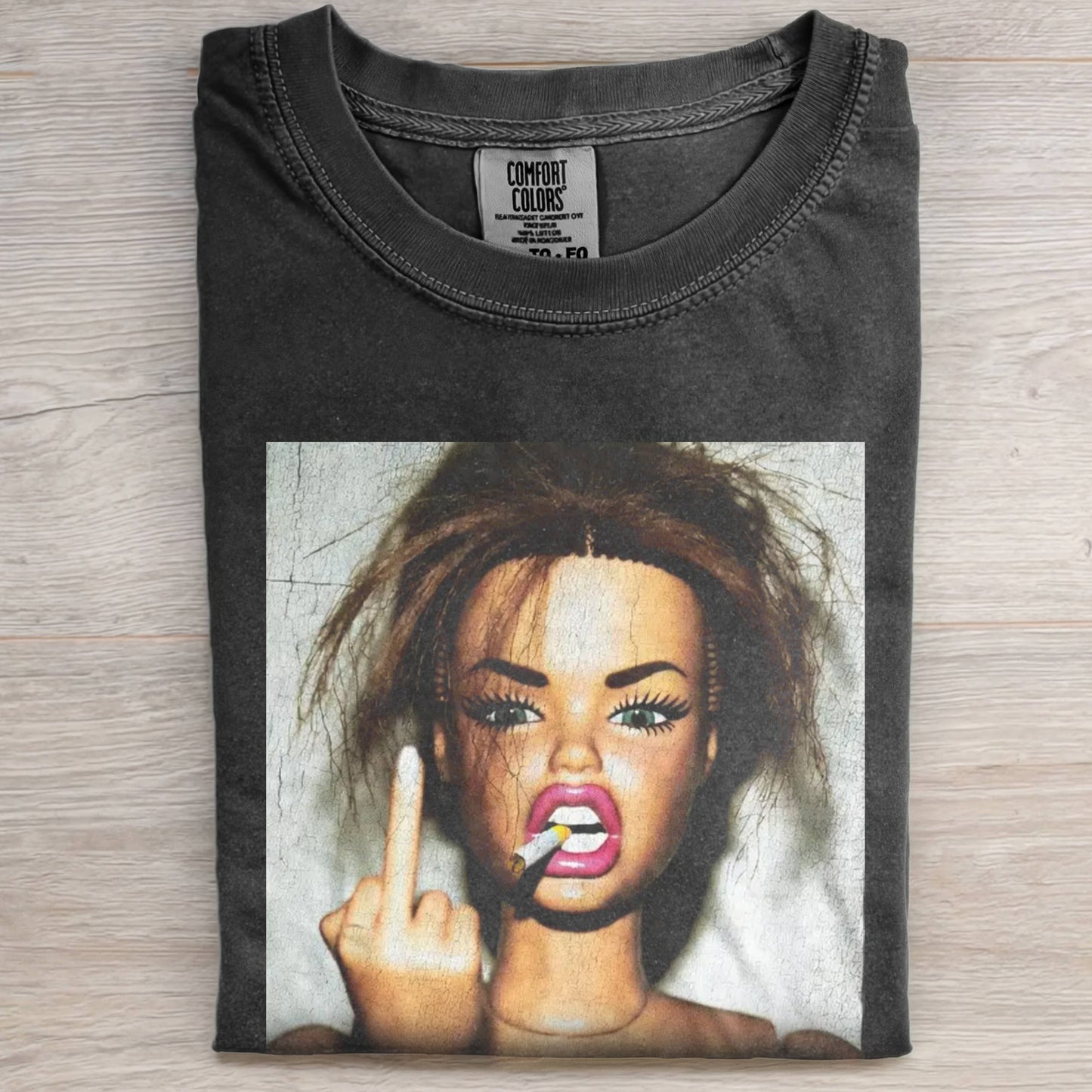 DOLL FACE MEME ANGRY TEE