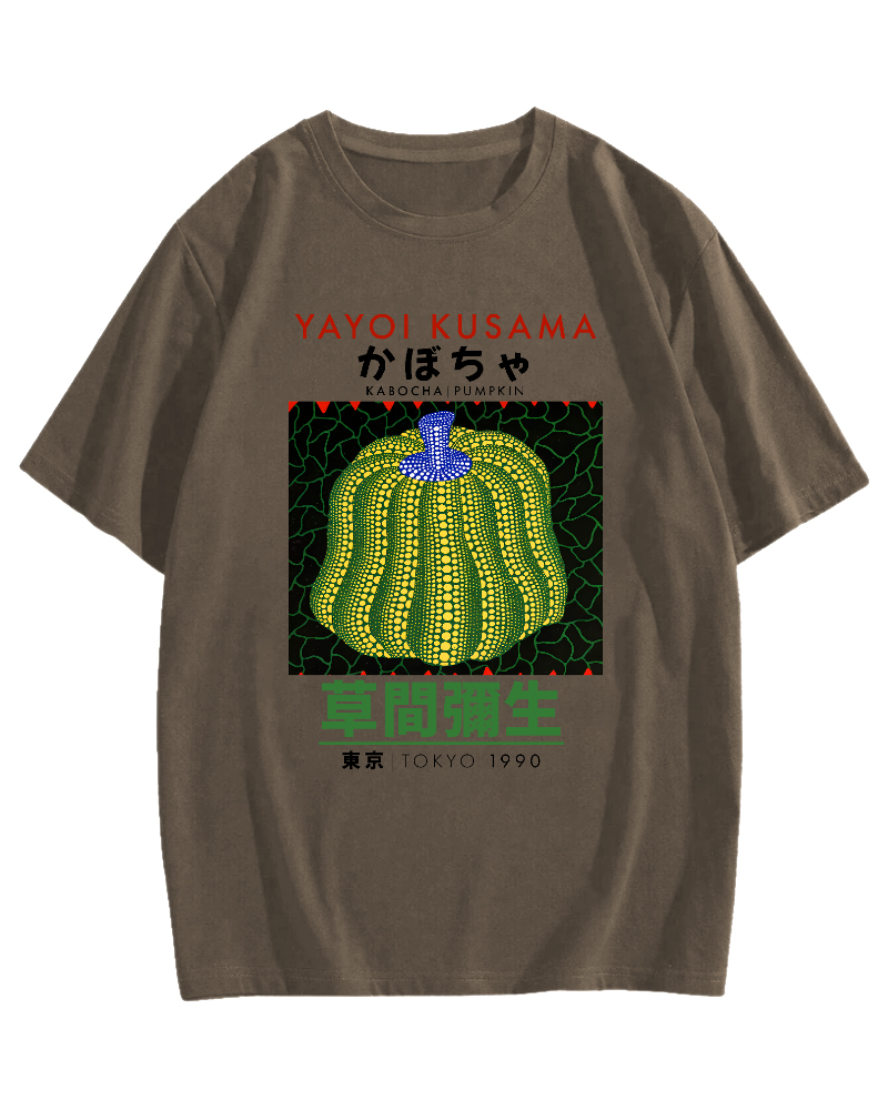 Yayoi Kusama Pumpkin Art Cotton casual T-shirt