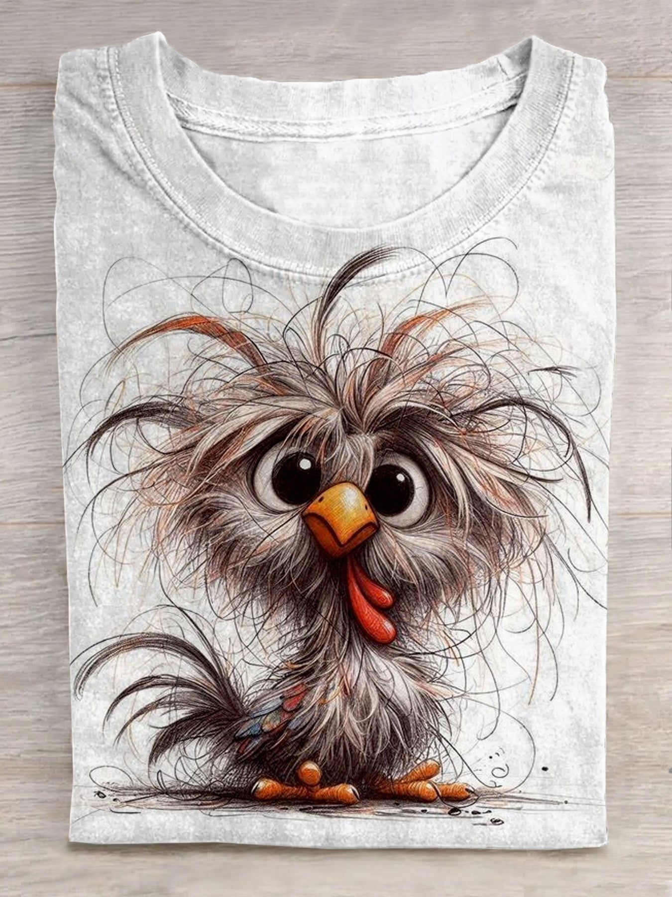 Cat Art Print Casual Short Sleeve T-shirt