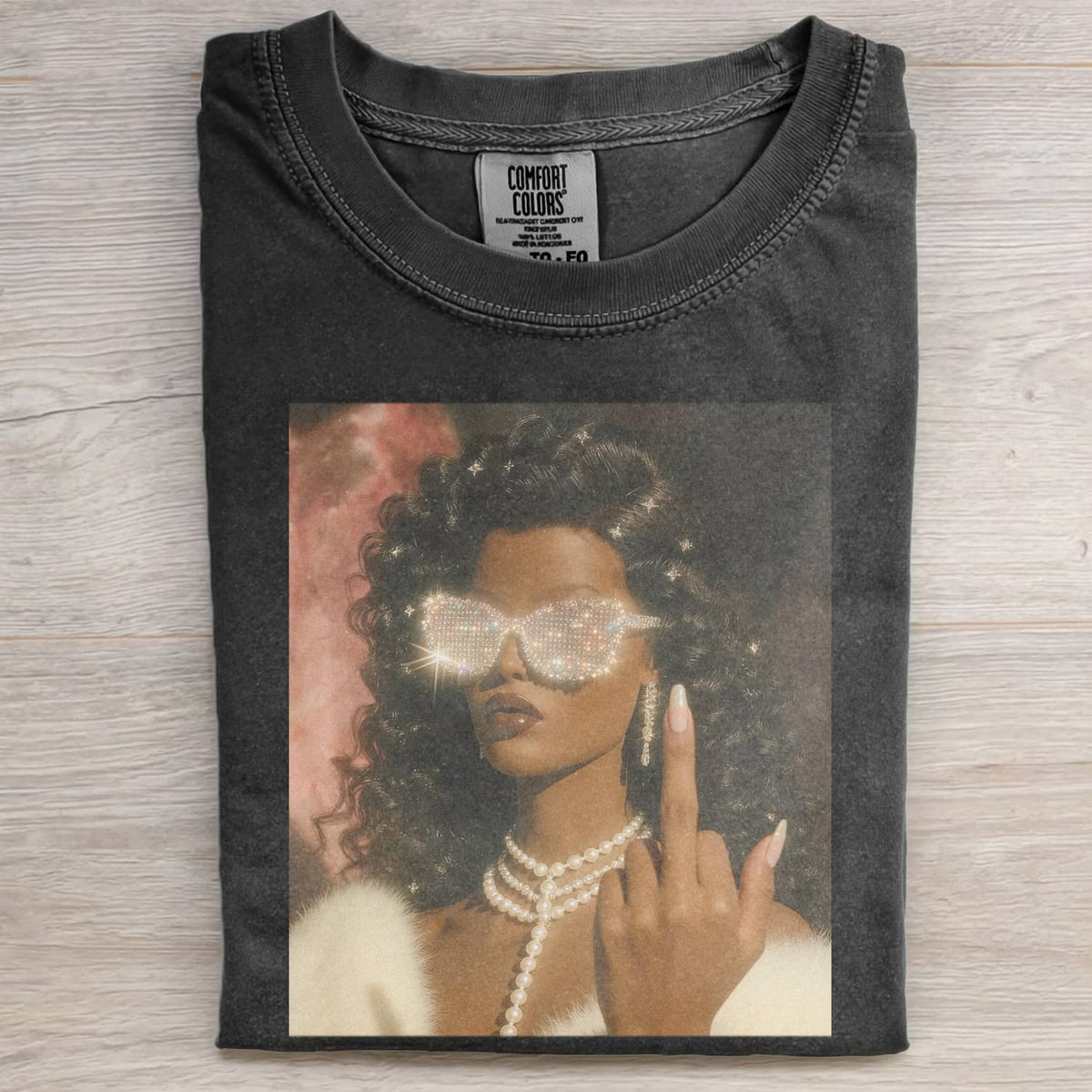 BALCK DOLL GIRL FUNNY MEME TEE