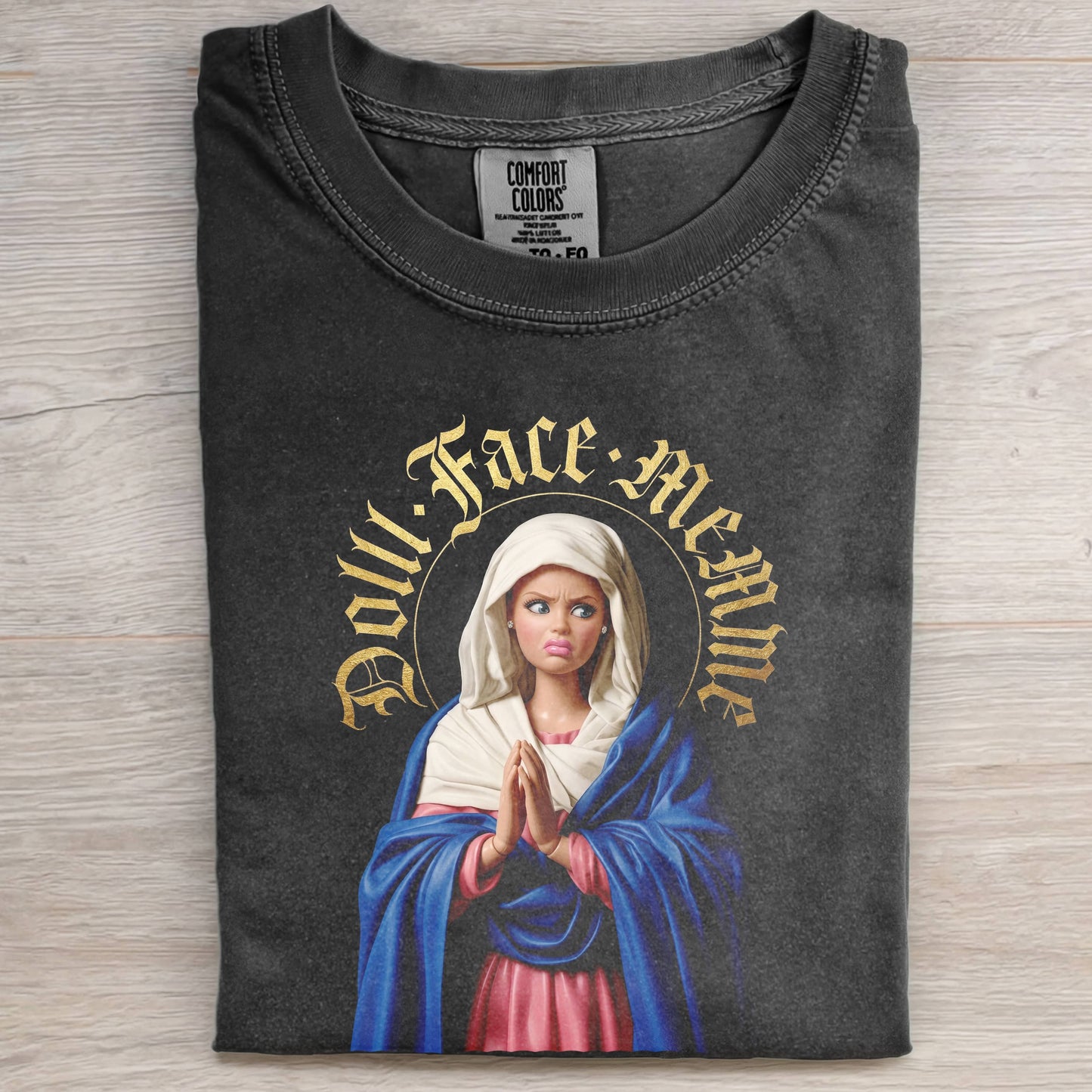 DOLL FACE MEME THE POUTING MADONNA TEE