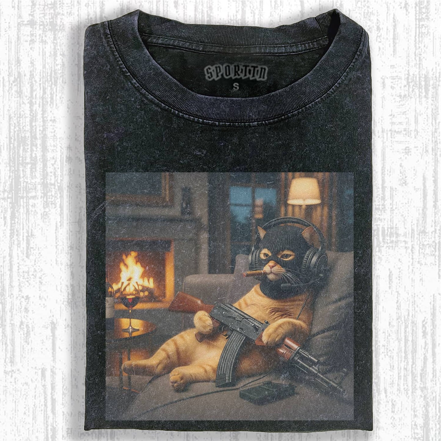WACKY CAT T-SHIRT