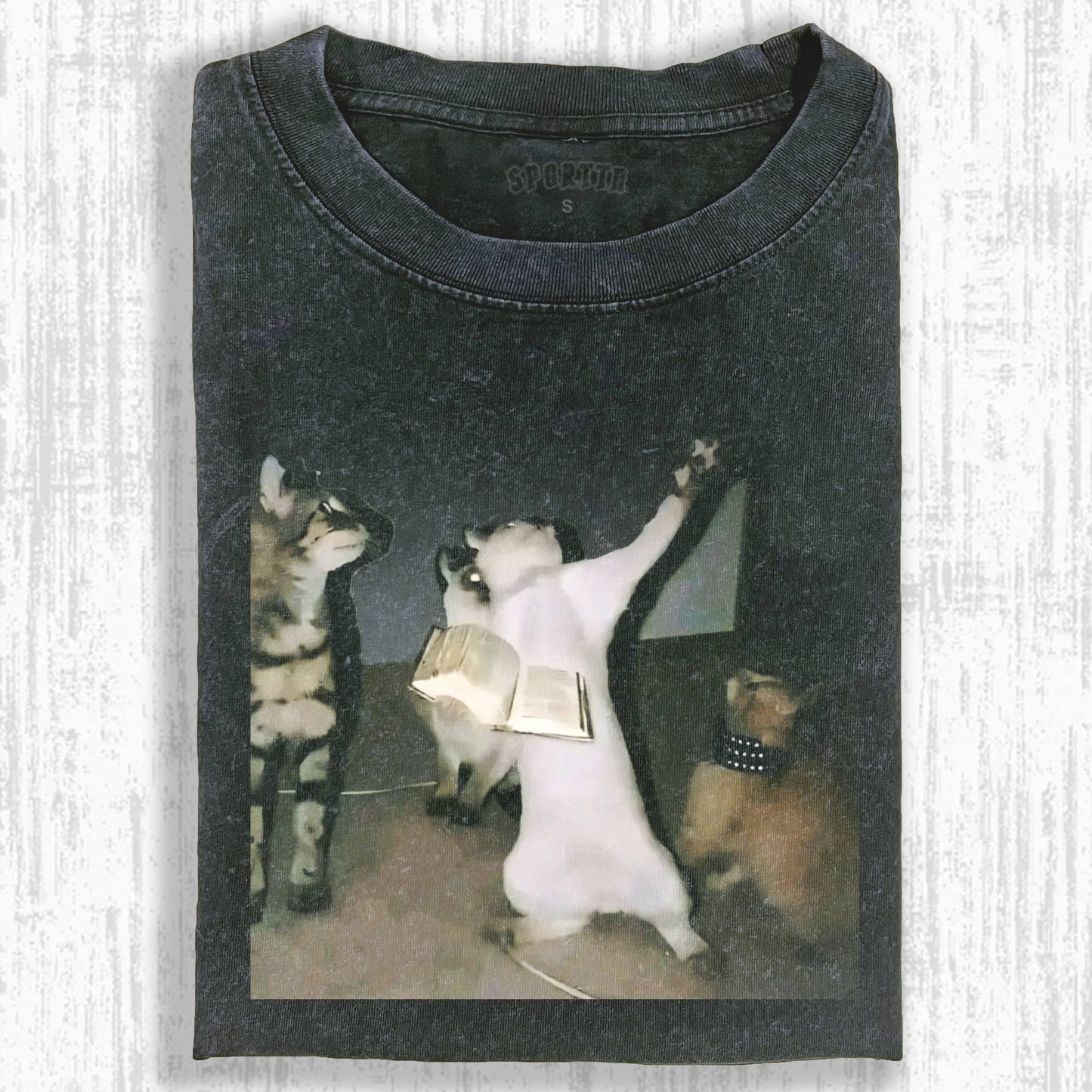 WACKY CAT TEE. 7.18