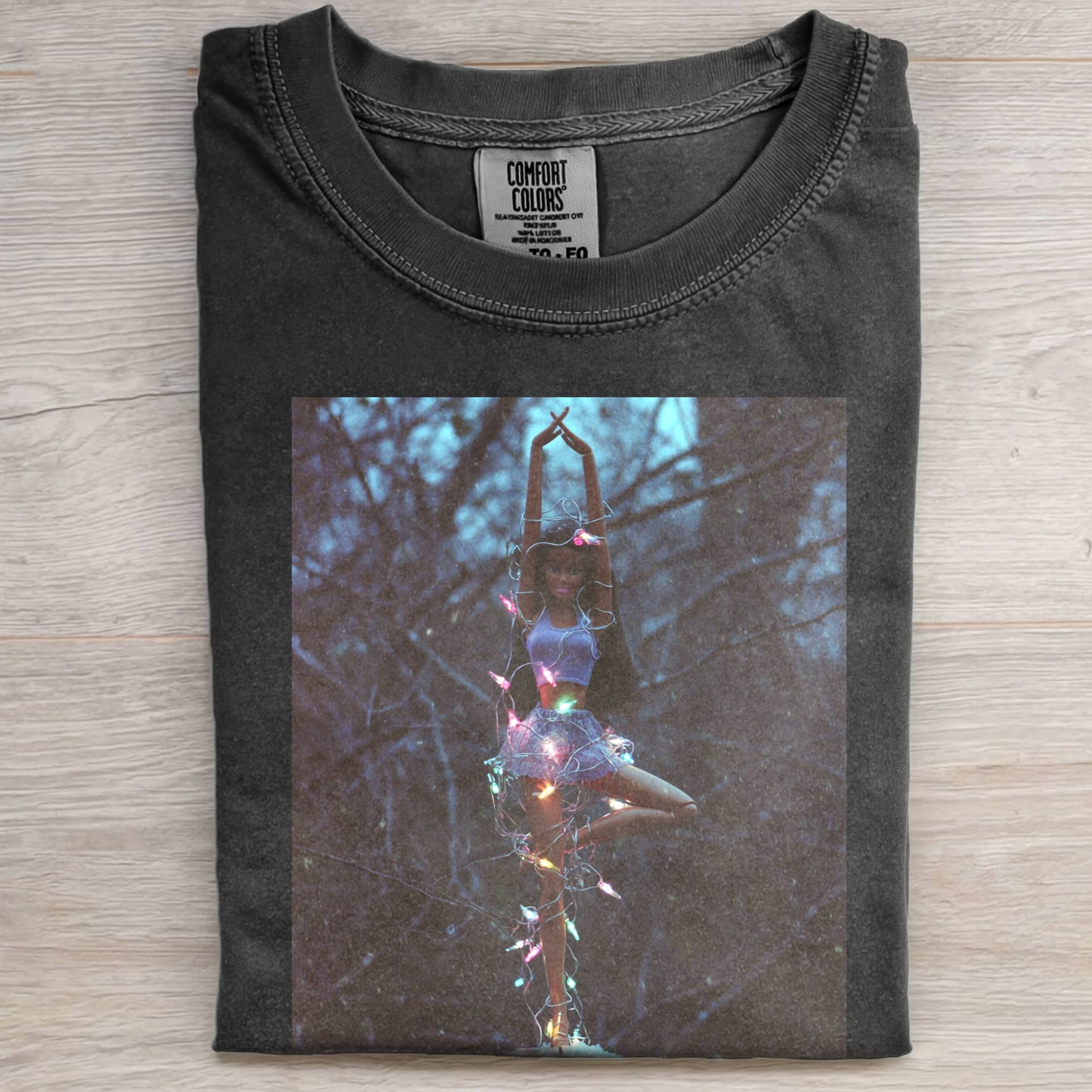 BARBIECORE RETRO WITH COLORFUL LIGHTS TEE