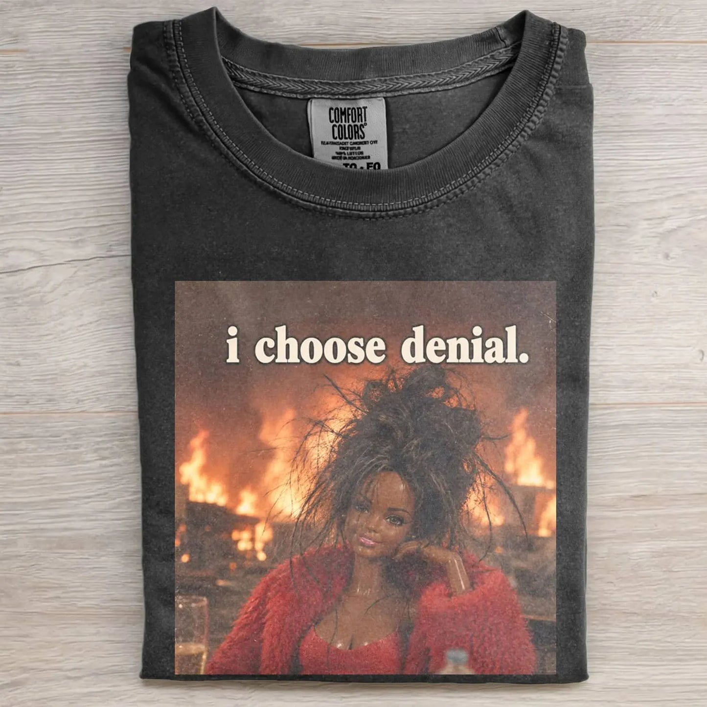 UNHINGED BLACK GIRL DOLL FUNNY MEME TEE