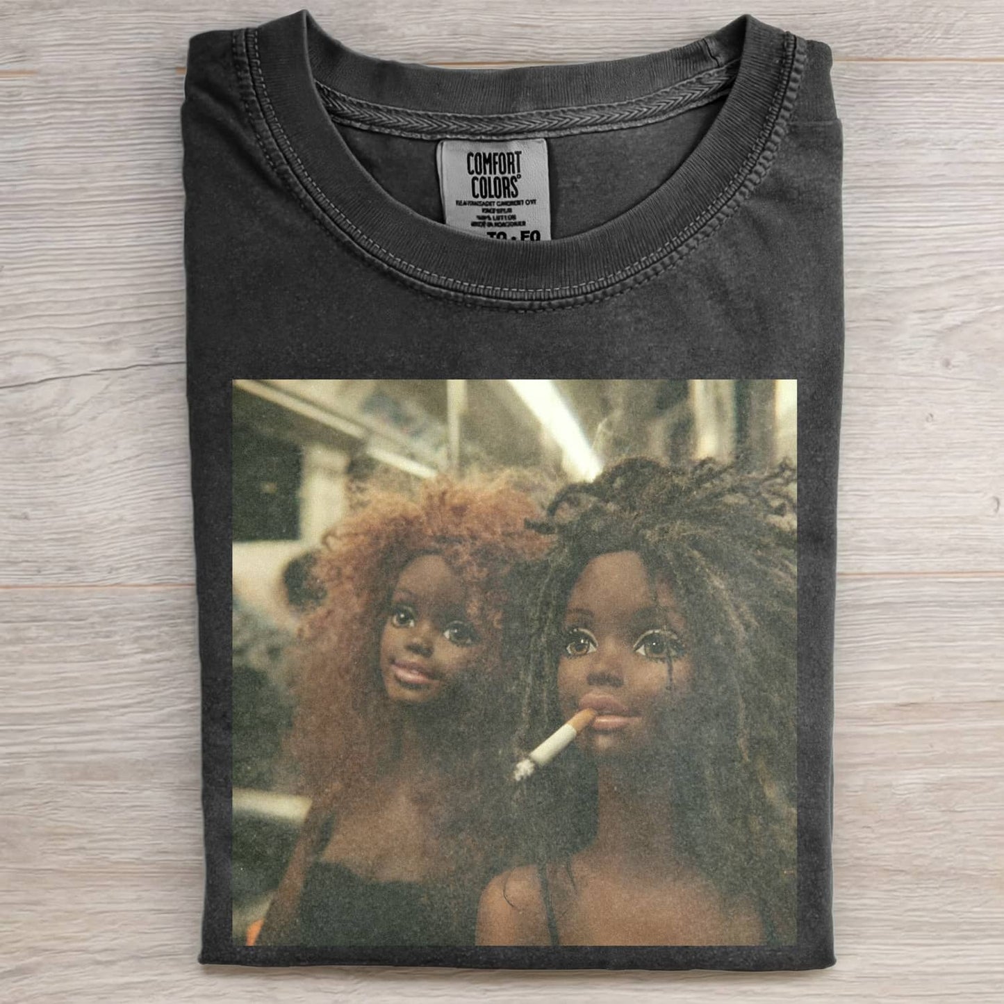 BALCK DOLL GIRL FUNNY MEME TEE