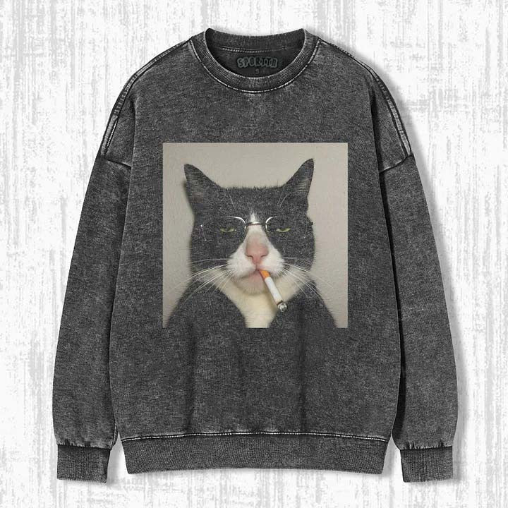 WACKY CAT SWEATSHIRTS & HOODIES