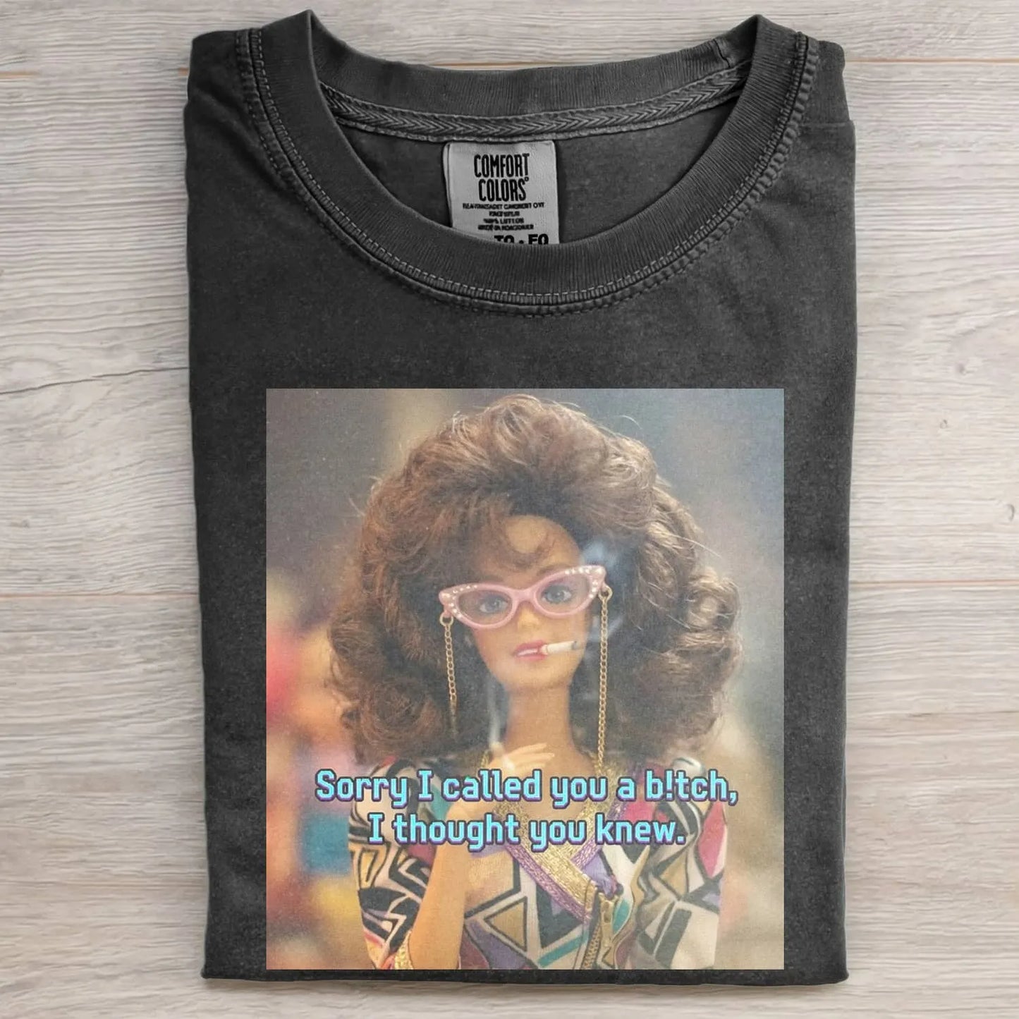 MEAN FACE DOLL GIRL MEME TEE