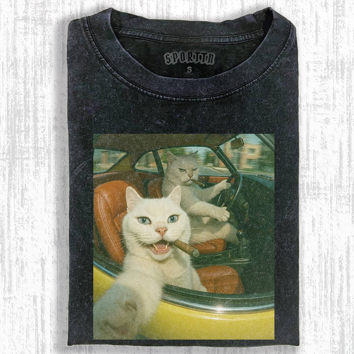 FUNNY CAT MEME ICON PFP T-SHIRT