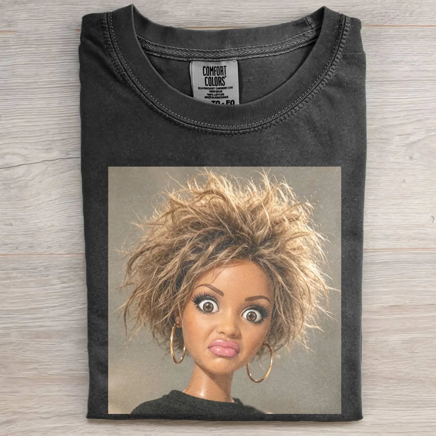 STANK FACE DOLL GIRL FUNNY MEME TEE