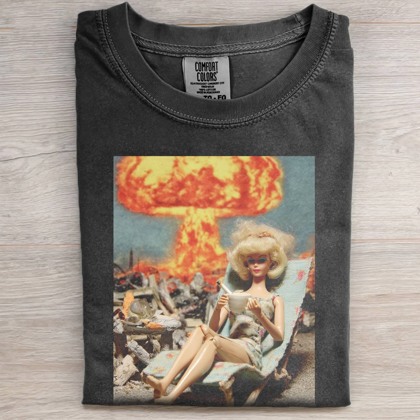 VOLCANIC ERUPTION BARBIE GIRL TEE