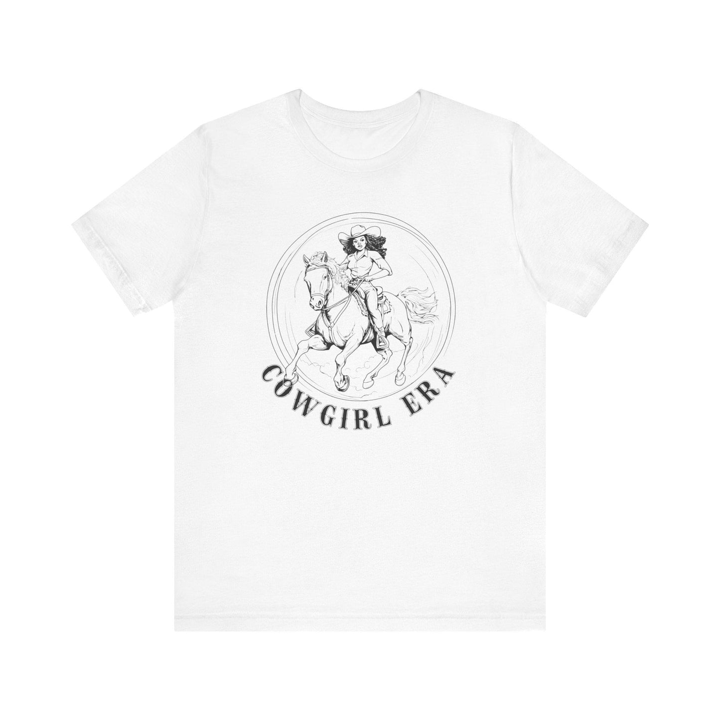 Cowgirl Era Crew Neck Short Sleeve Cotton T-shirt