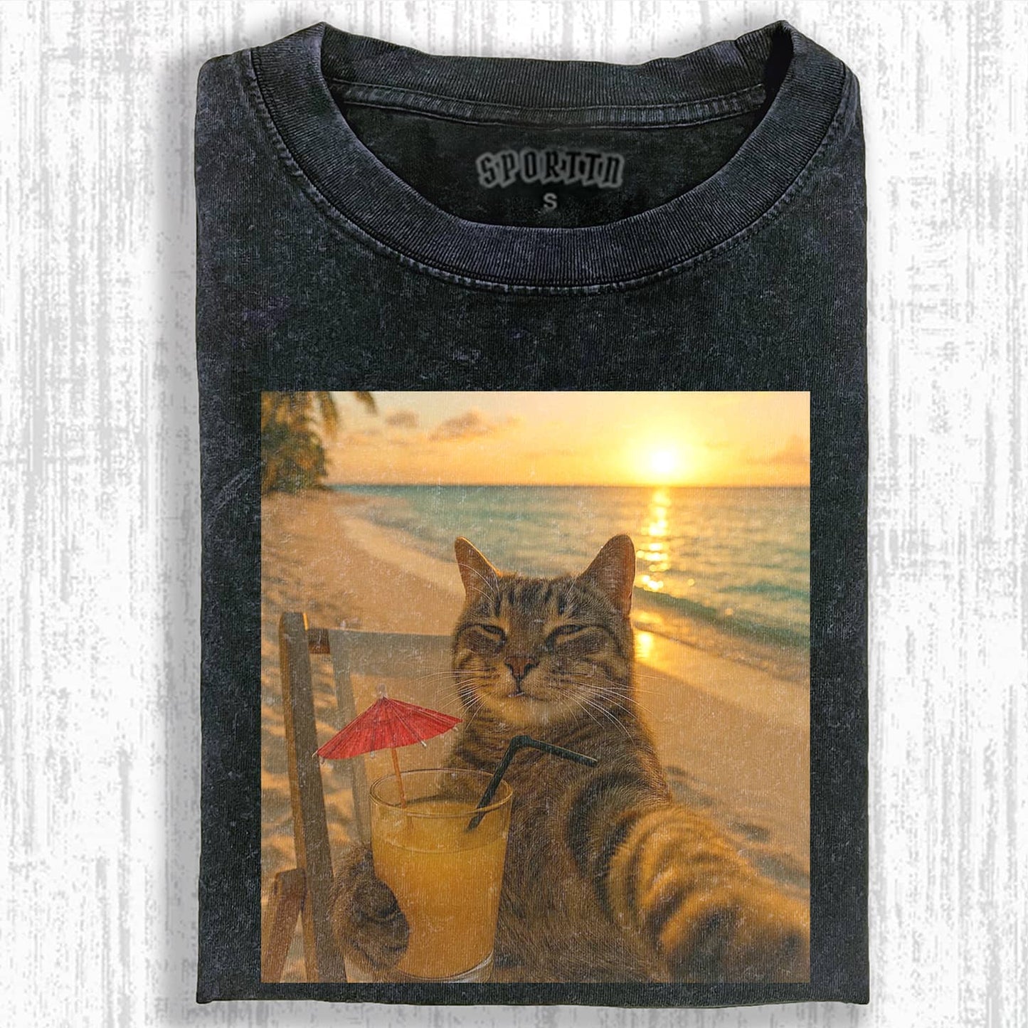 FUNNY CAT MEME ICON PFP T-SHIRT