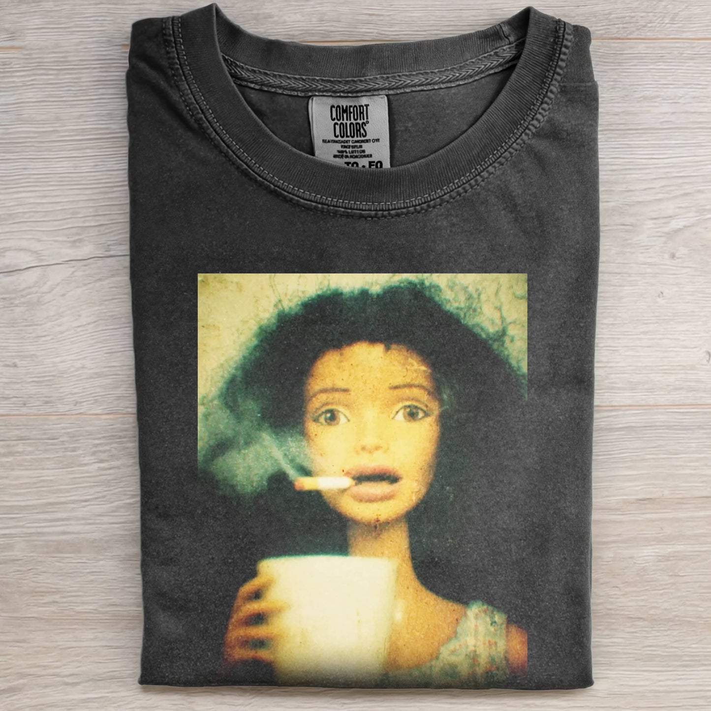 DOLL FACE MEME NOT HER FIRST SMOKE TEE