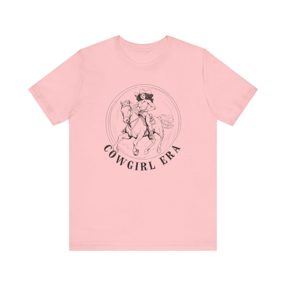 Cowgirl Era Crew Neck Short Sleeve Cotton T-shirt