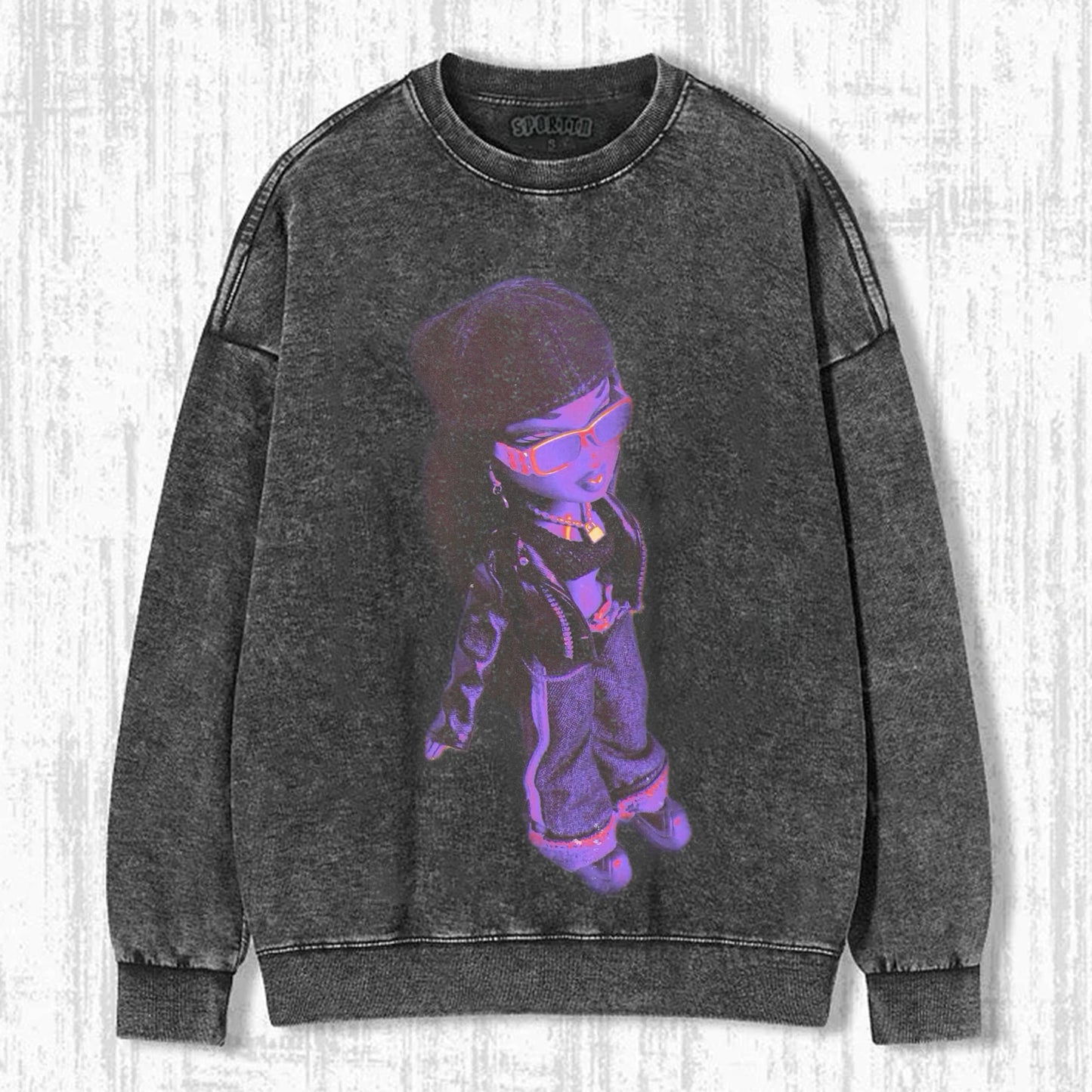 COLORFUL BRATZ CREW NECK SWEATSHIRT