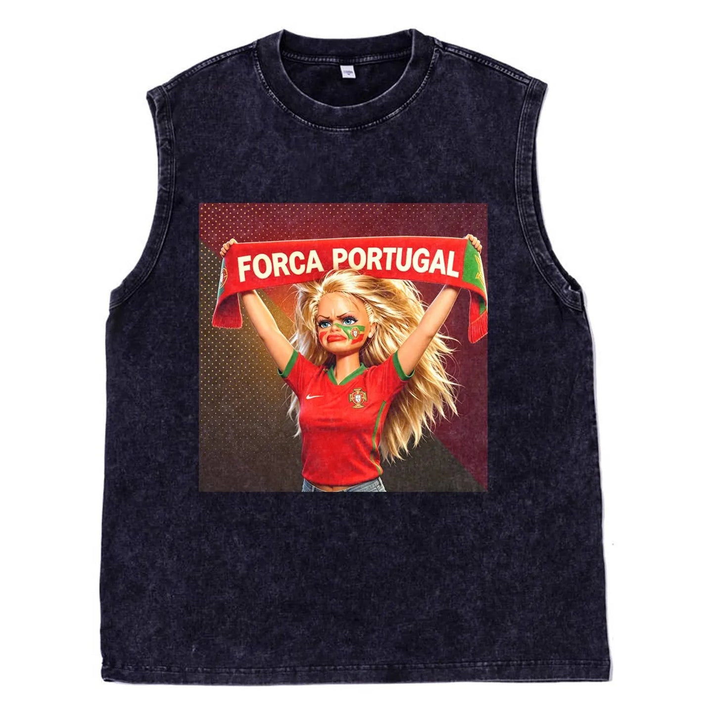 WORLD CUP DOLL GIRL FUNNY FACE MEME TEE
