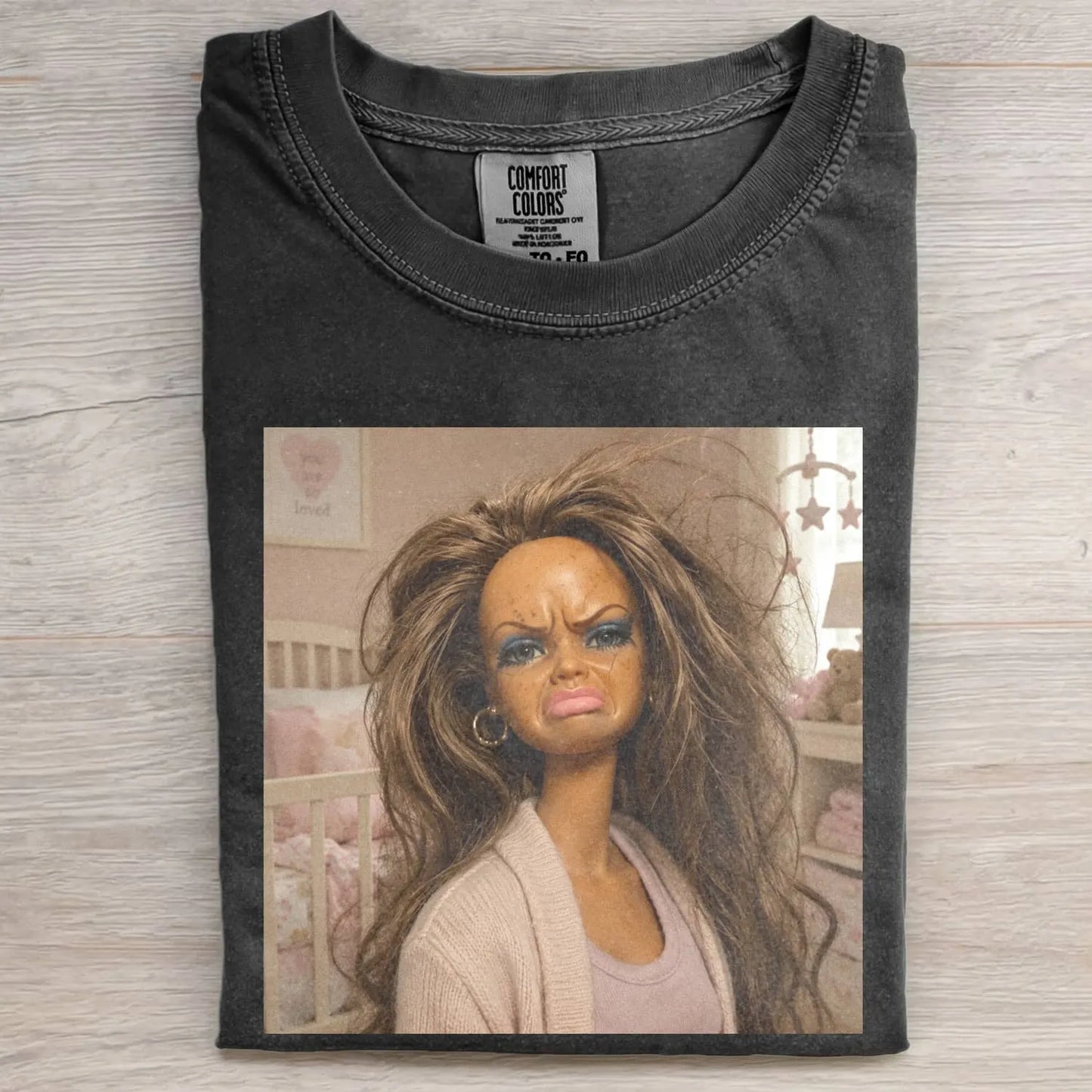 STANK FACE DOLL GIRL FUNNY MEME TEE