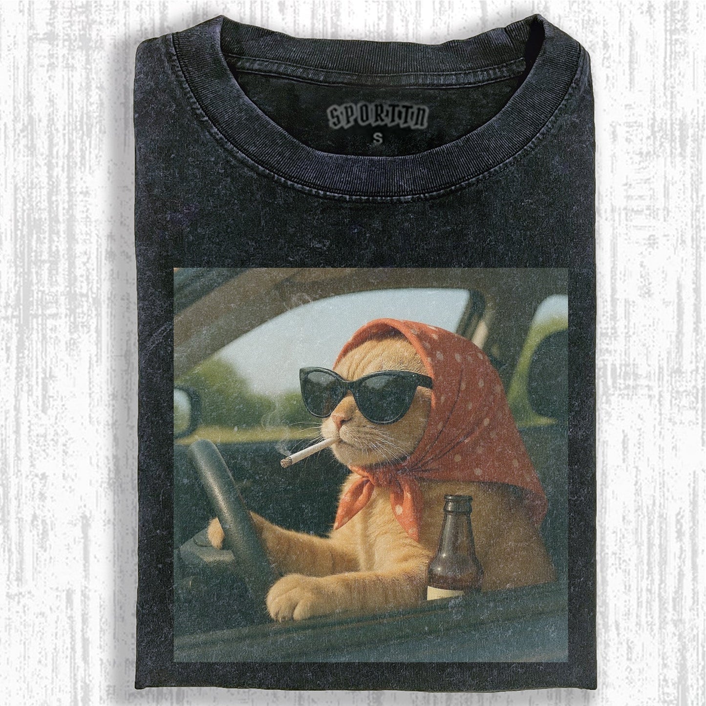 WACKY CAT T-SHIRT