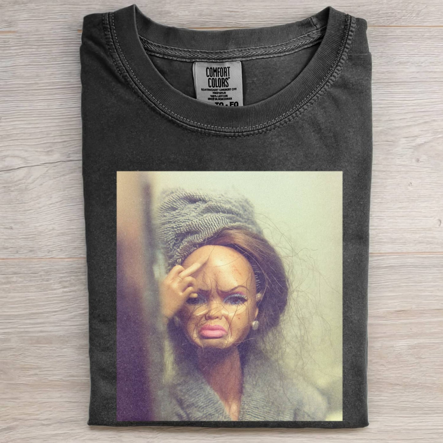 DISGUSTED DOLL BLACK GIRL GIRL FUNNY MEME TEE