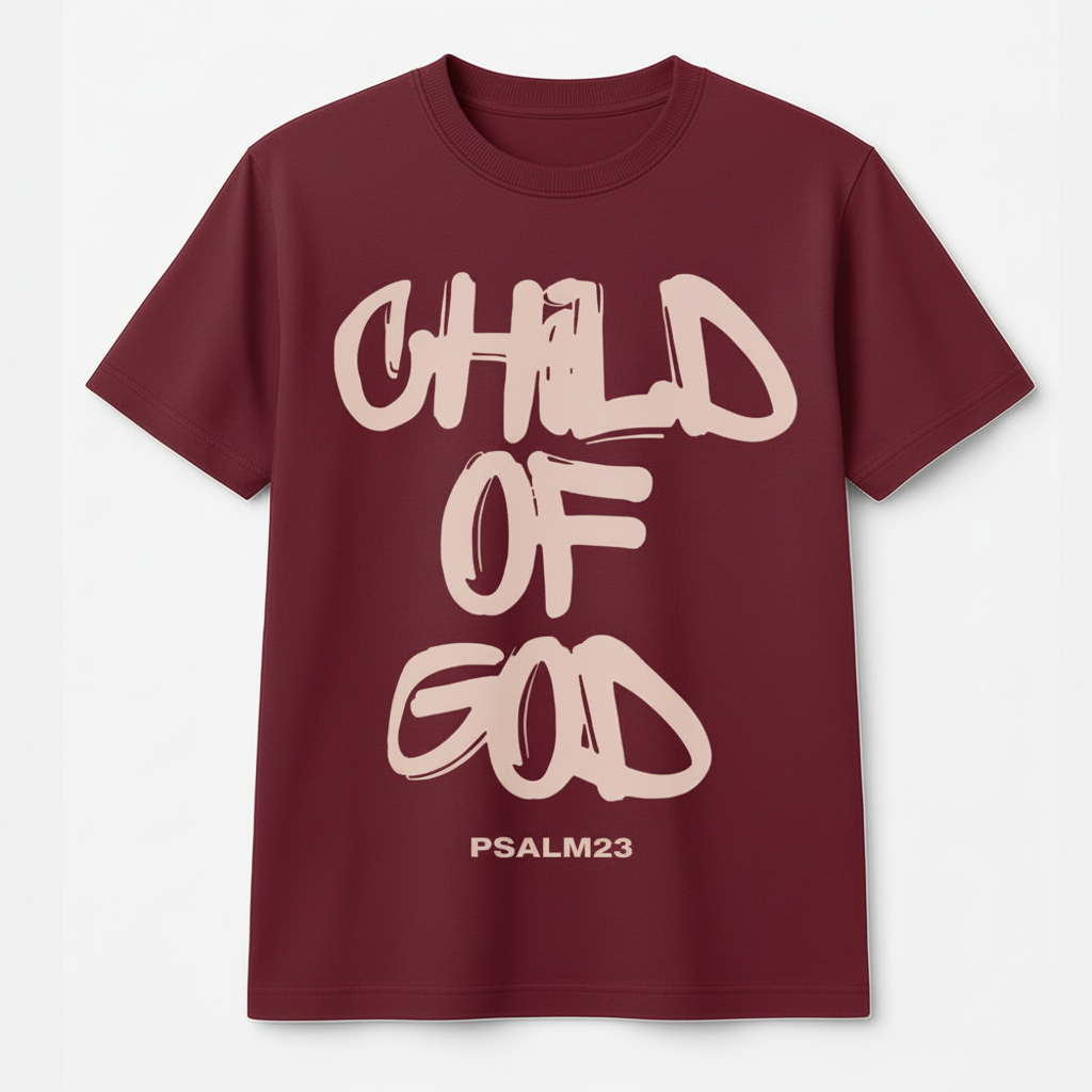 Child of God Burgundy T-Shirt