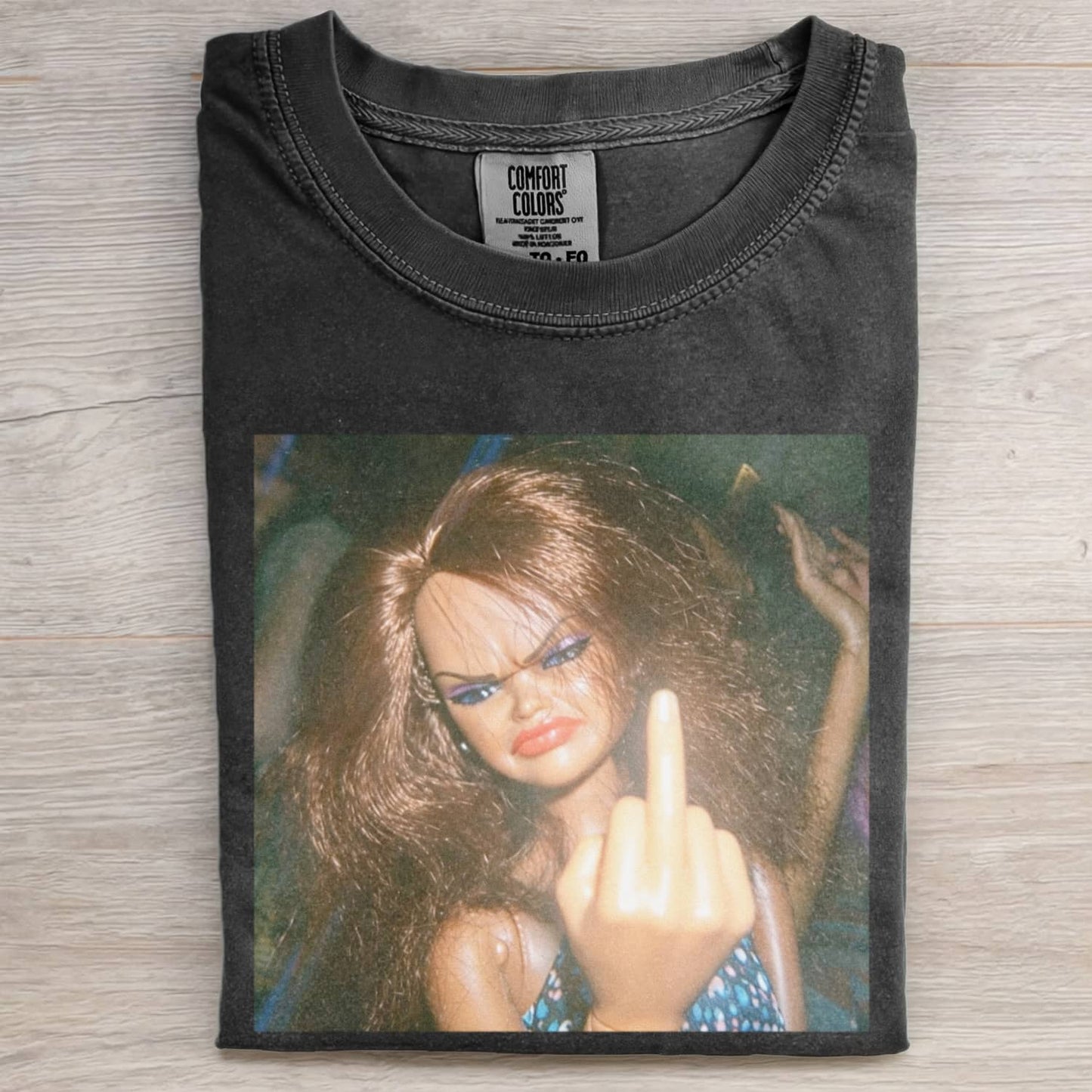 DISGUSTED DOLL GIRL FUNNY MEME TEE
