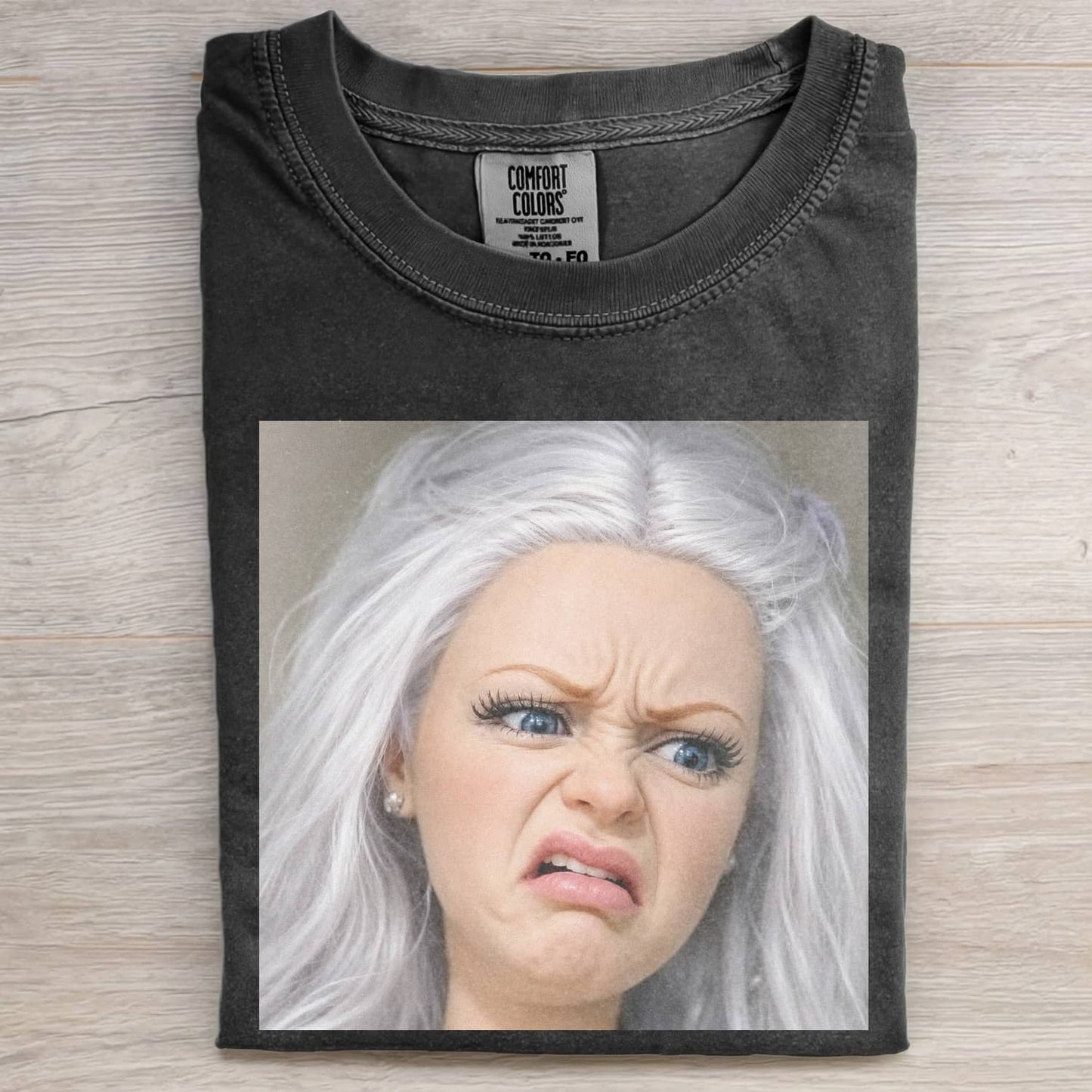 DISGUSTED DOLL GIRL FUNNY MEME TEE