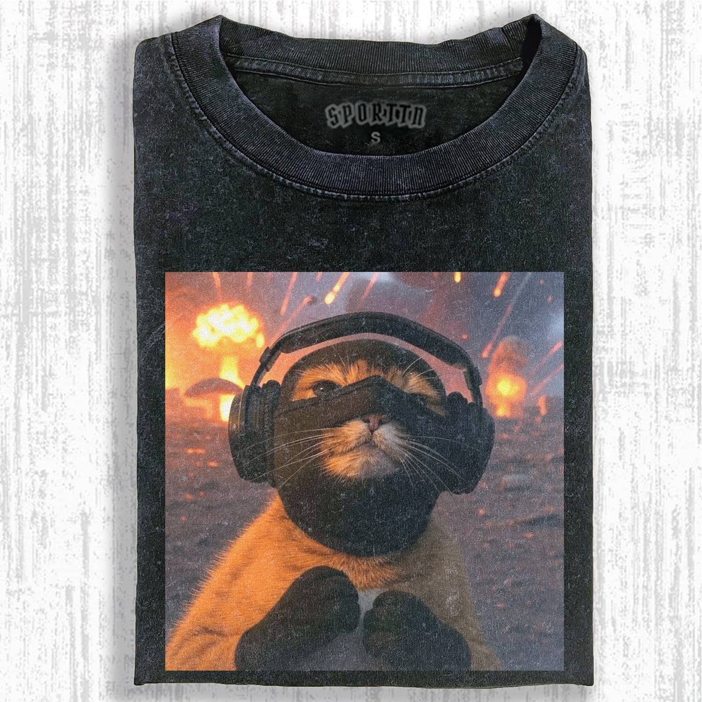 WACKY CAT T-SHIRT