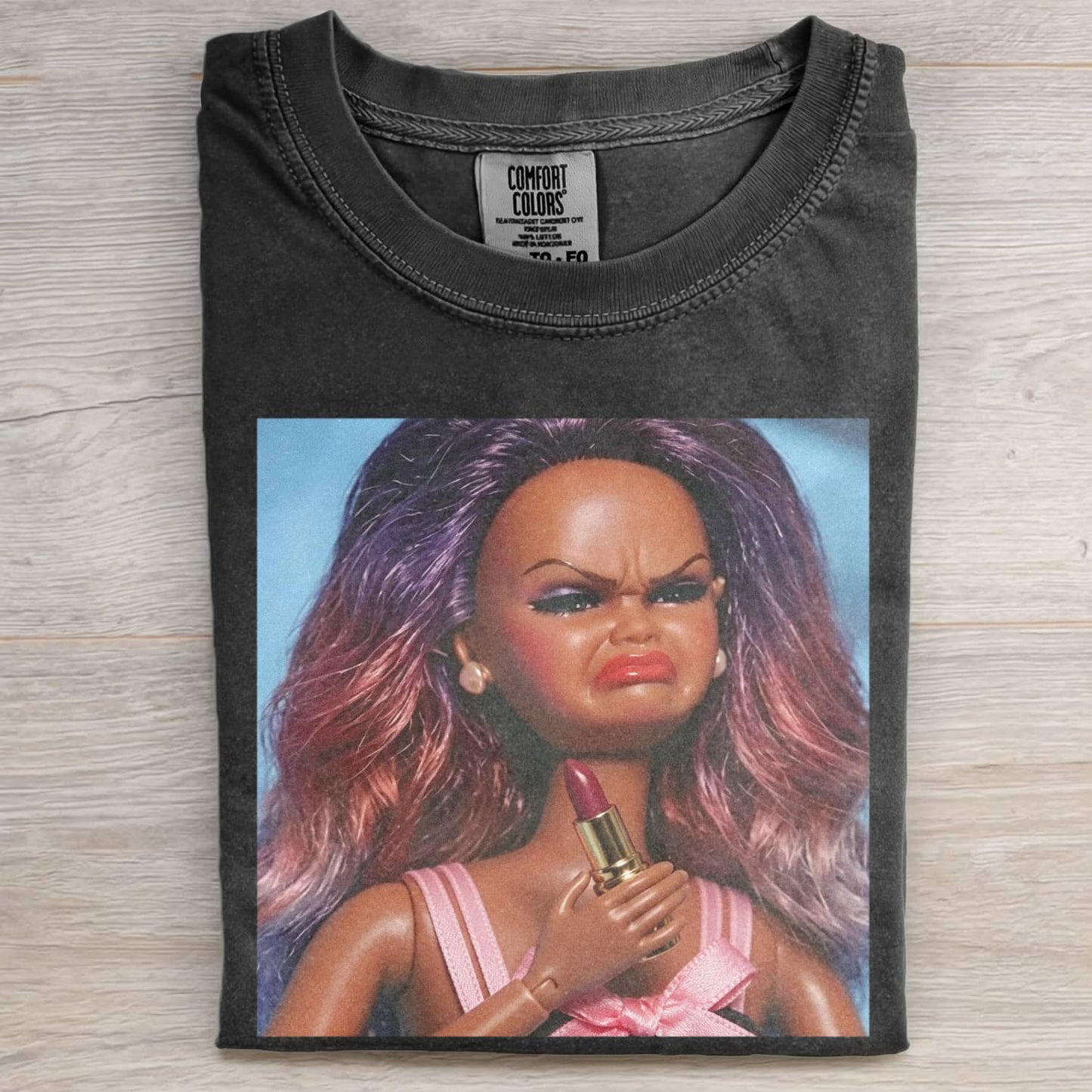 DISGUSTED DOLL GIRL FUNNY MEME TEE