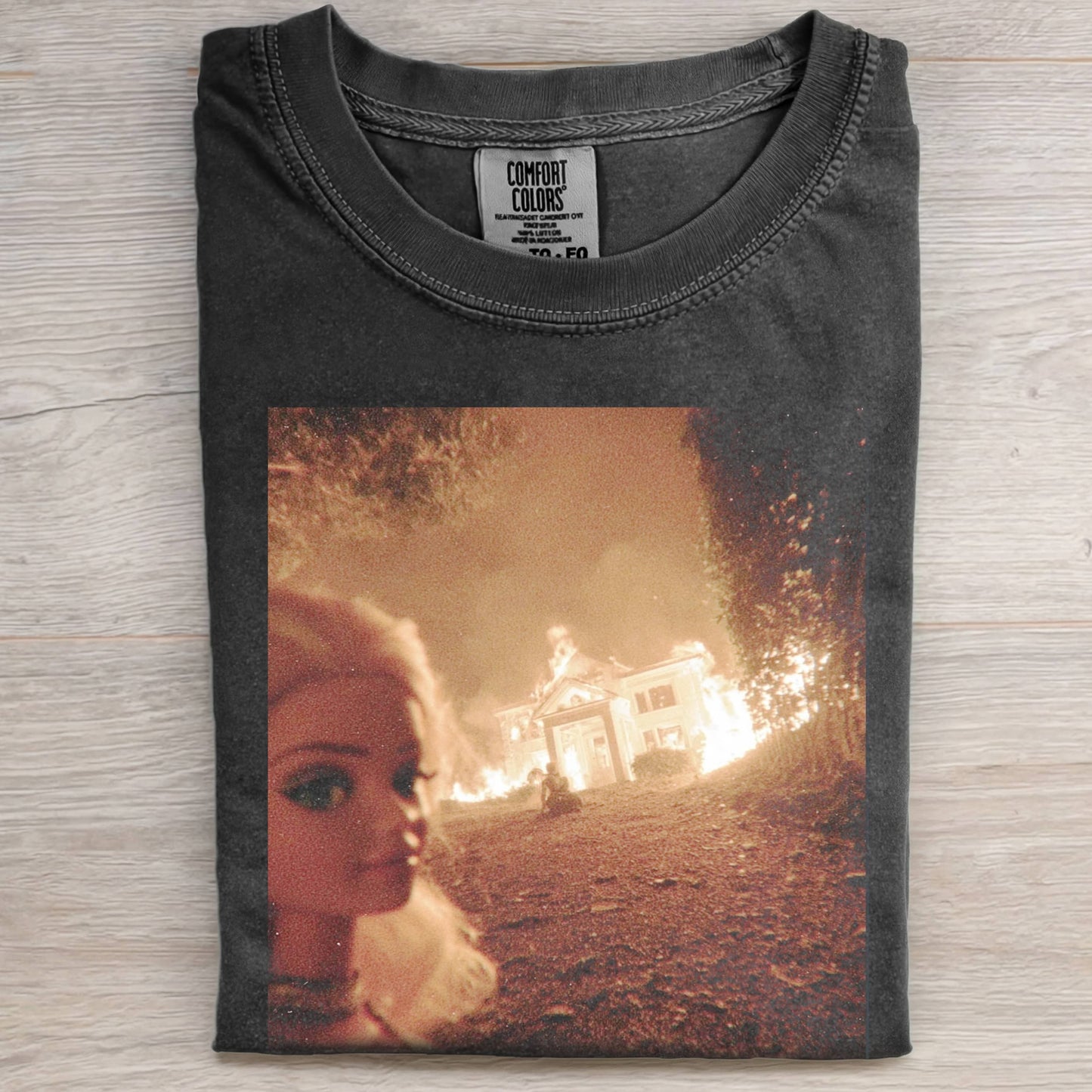 FIRE BARBIE GIRL SHORT-SLEEVED T-SHIRT