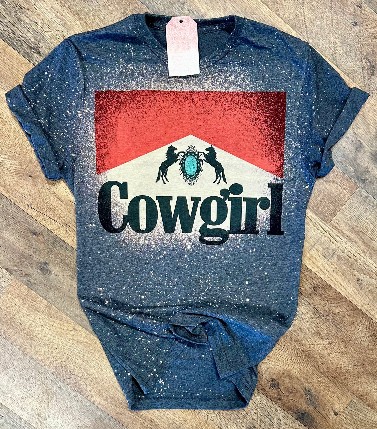 Cowgir Crew Neck Cotton T-shirt