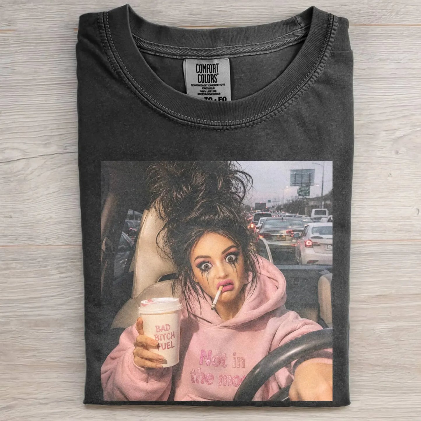 UNHINGED DOLL GIRL FUNNY MEME TEE