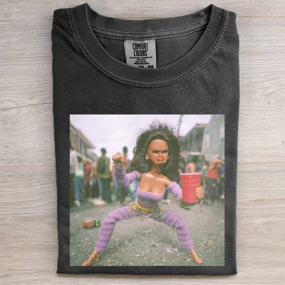 BLACK DOLL FACE PARTY DANCE POV TEE