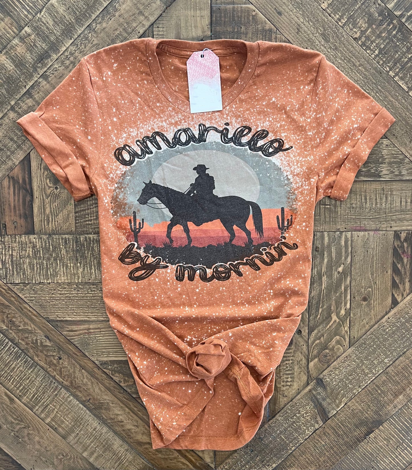 Amarillo By Morning Crew Neck Cotton T-shirt