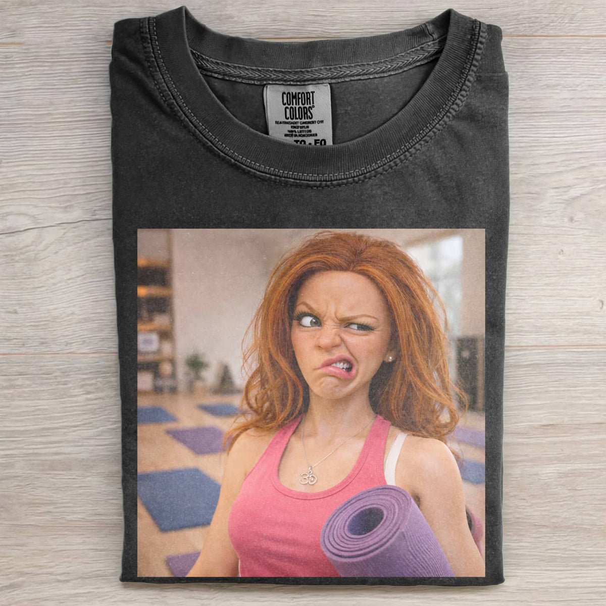 WORKING DOLL GIRL FUNNY MEME TEE