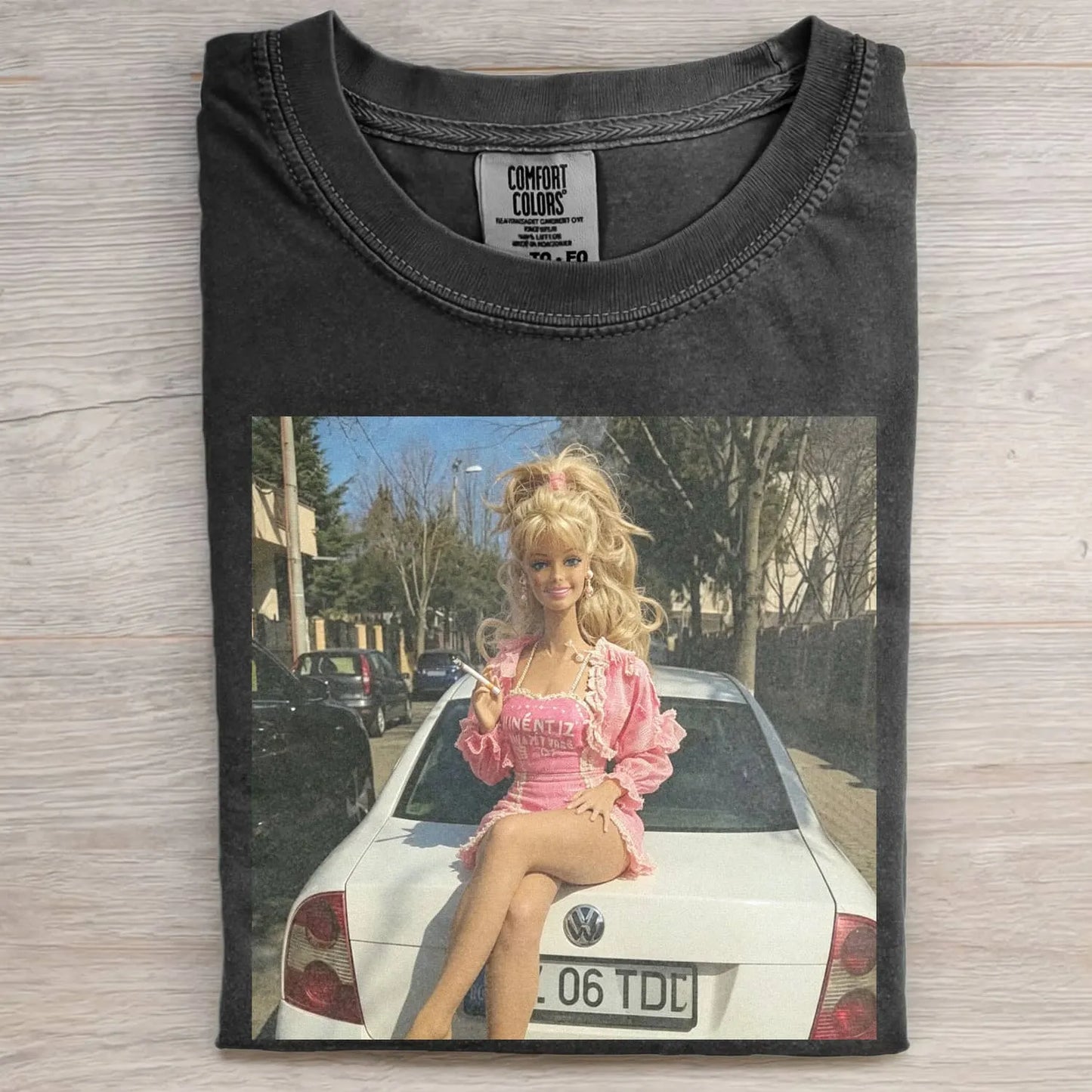 UNHINGED DOLL GIRL FUNNY MEME TEE