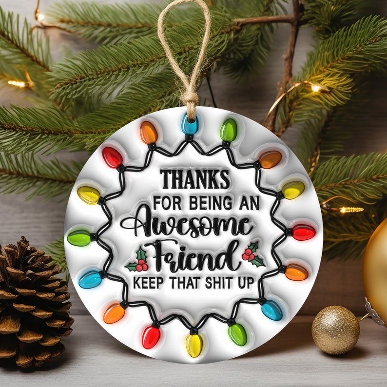 Friendship Ornament-🎁Awesome Friend