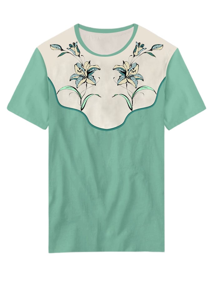 Women's Classic Western Print T-shirt